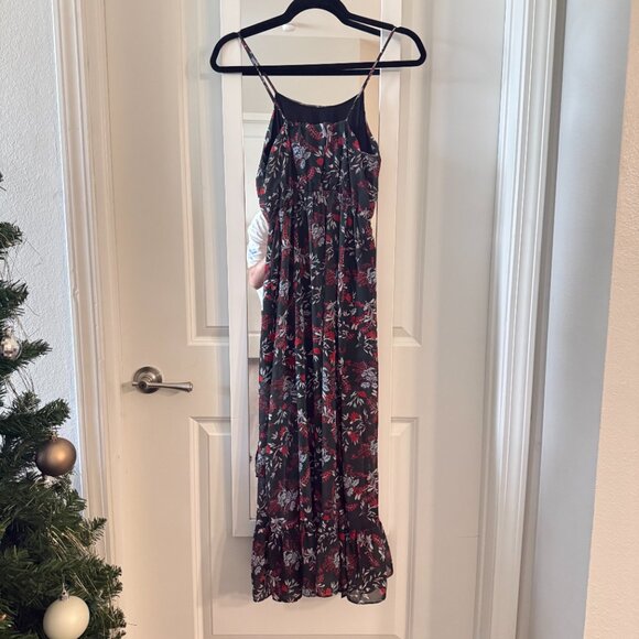 Maje Floral Viscose Maxi Dress – Size 1 - Picture 3 of 5